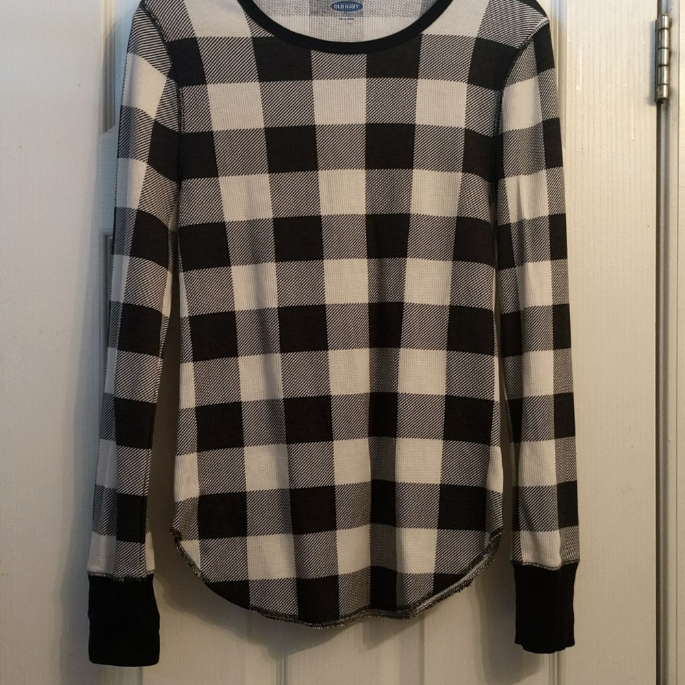 Long sleeve buffalo plaid EUC